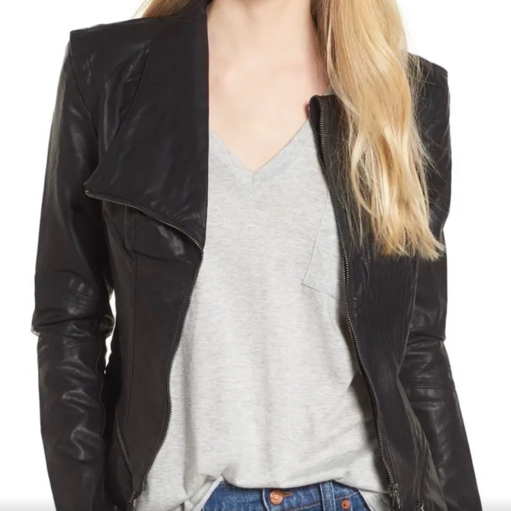 BLANKNYC Black Faux Vegan Leather-Small